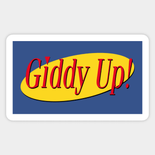 Giddy Up Sticker